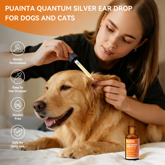 Puainta® Quantum Silver Ear Drop - Soothes itching, Cleans Earwax