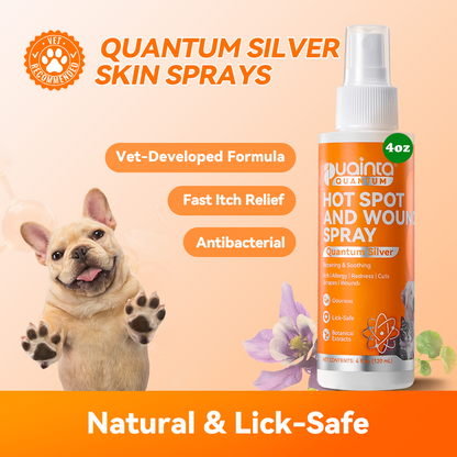 Puainta® Quantum Silver Skin Spray for Dogs and Cats