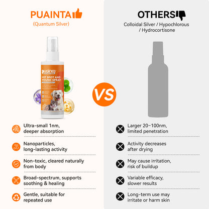 Puainta® Quantum Silver Skin Spray for Dogs and Cats